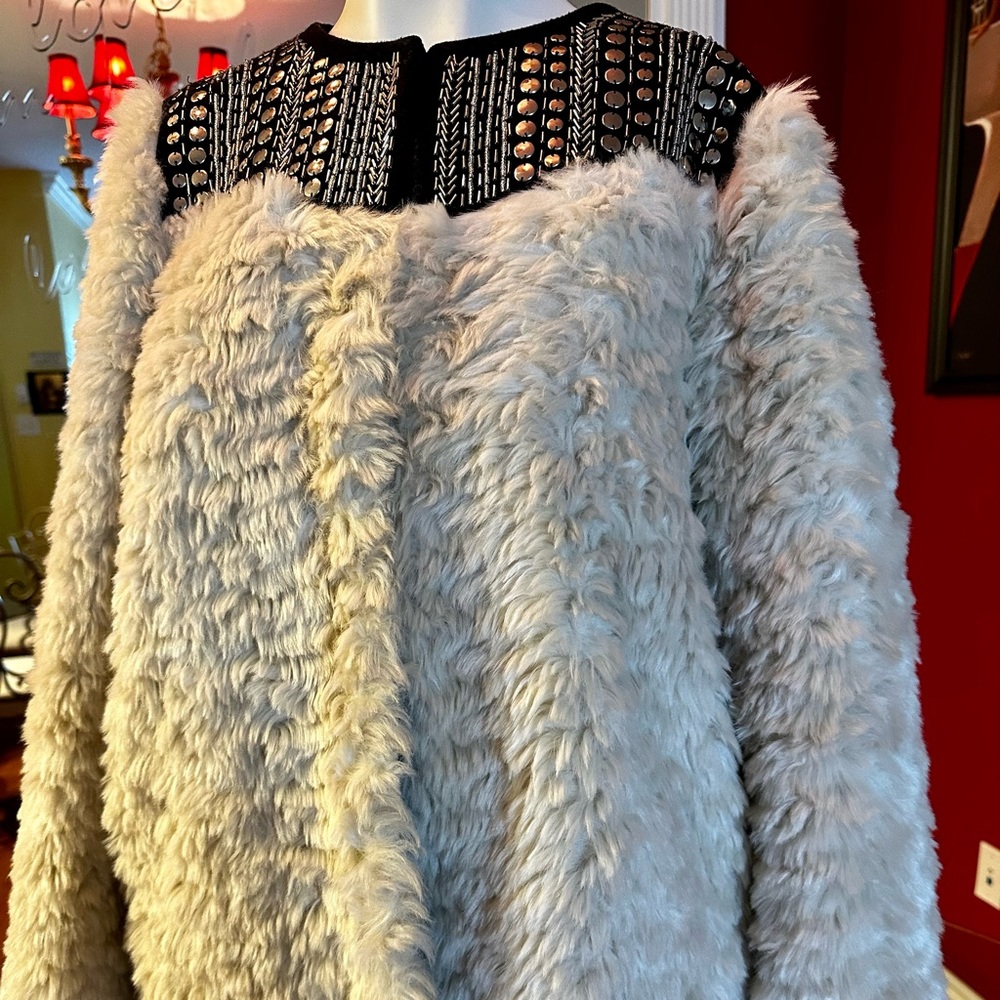FABULOUS FURS STYLISH VEGAN JACKET